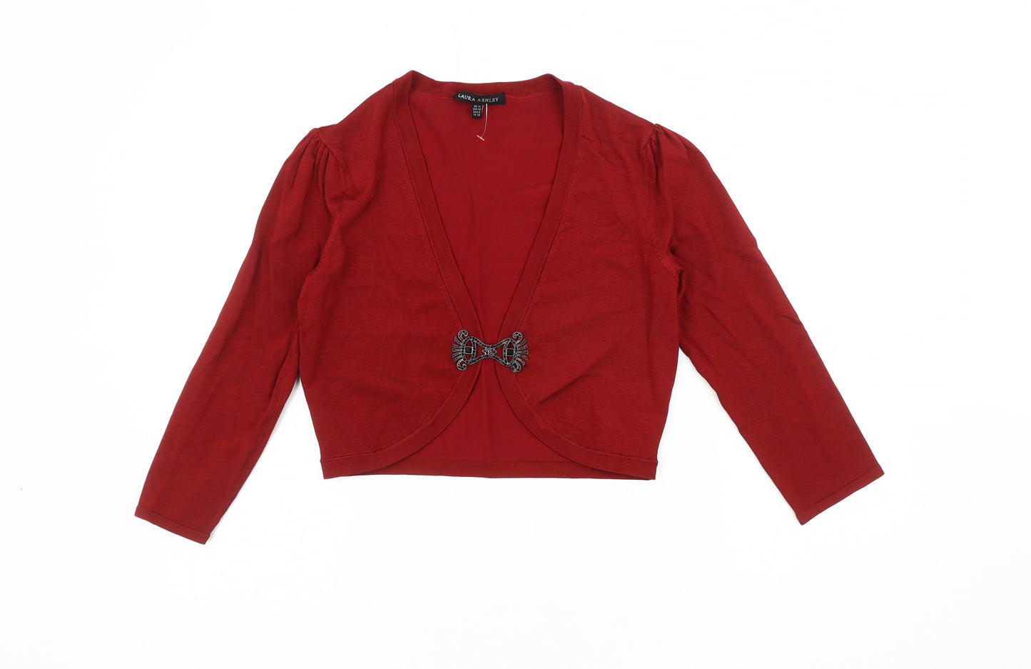 Laura Ashley Women’s Red Cardigan Size 10