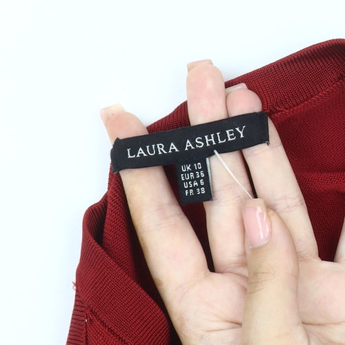Laura Ashley Women’s Red Cardigan Size 10