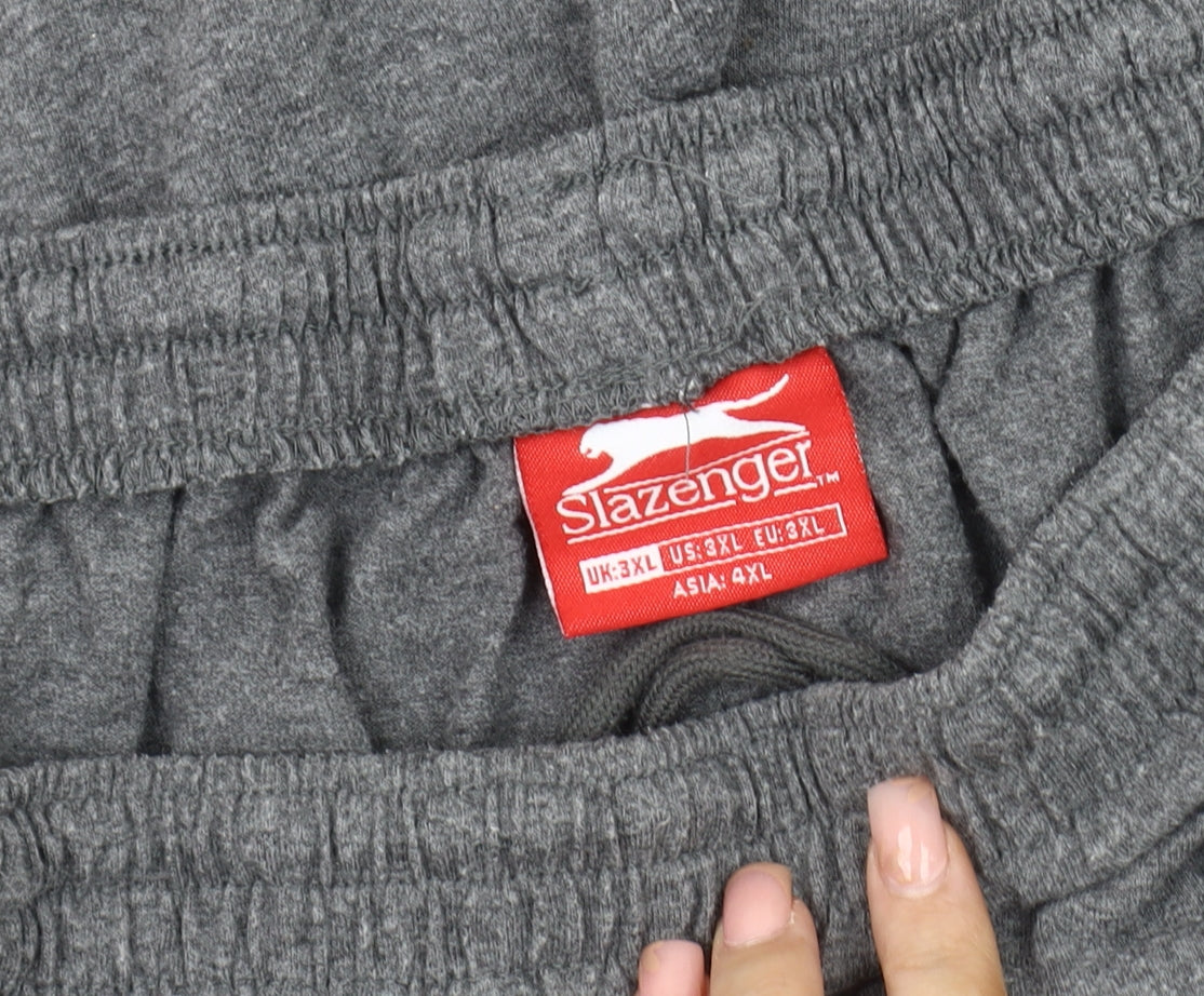 Slazenger Men's Grey 3XL Athletic Shorts