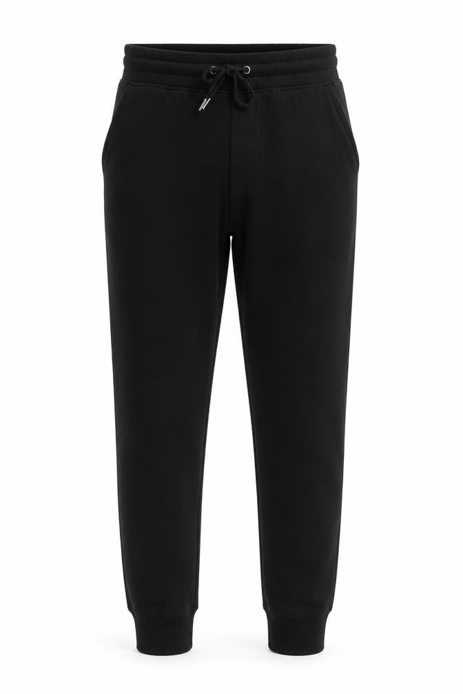 Front view of Jack & Jones Men's Black Jogger Trousers, size S