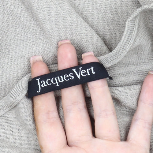 Jacques Vert Women's Beige Scoop Neck Pullover Jumper M