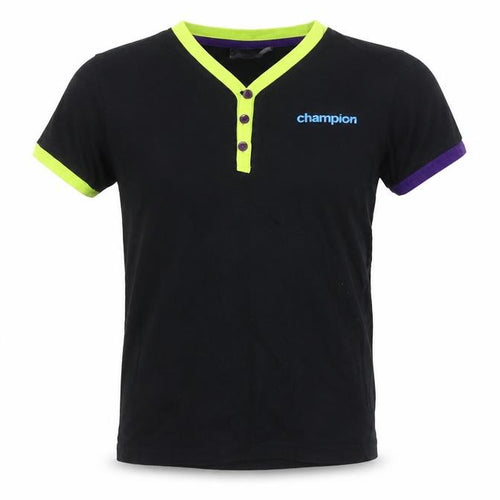 Champion Boys Black Short Sleeve T-Shirt 7-8 Years