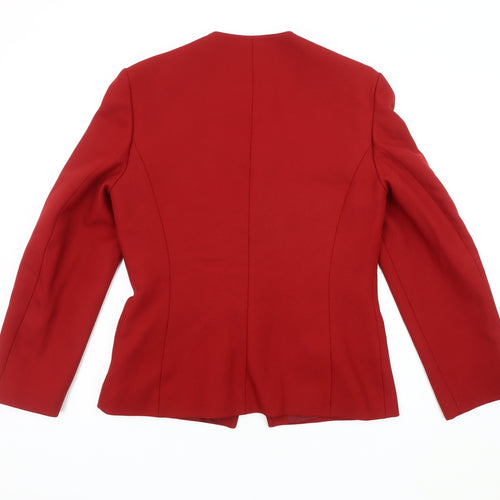 Eastex Red Women's Blazer, Size 10, Classic Fit