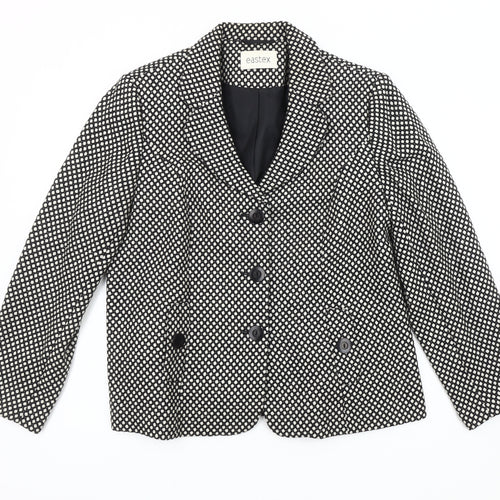 Eastex Women's Black & White Blazer Size 14