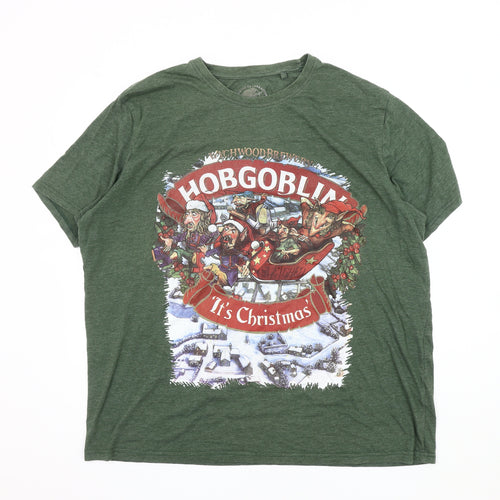 George Green 2XL Christmas Hobgoblin T-Shirt for Men