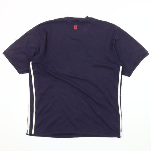 Lonsdale Men's Blue Crew Neck T-Shirt Size L