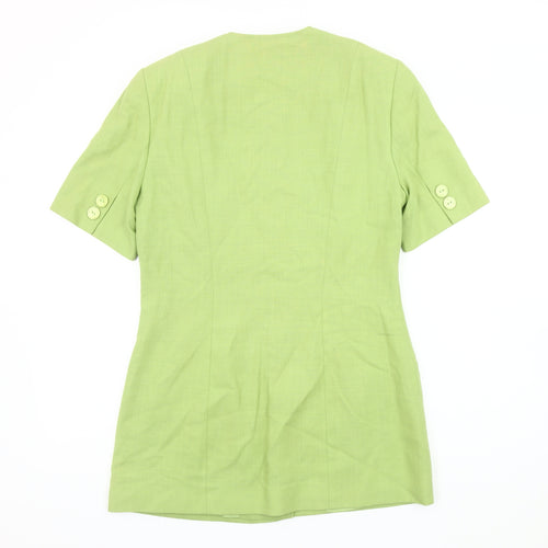 Alexon Women's Green Suit Jacket, Size 8, Short Sleeve Workwear