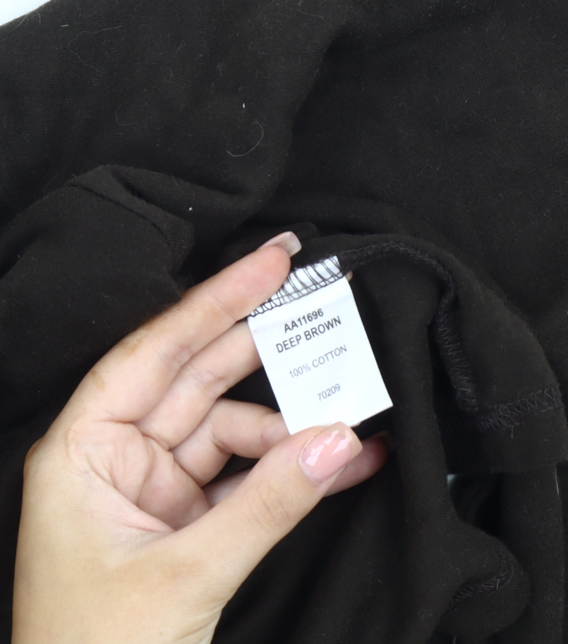 Cotton Traders Women's Brown Cowl Neck Top Size 18