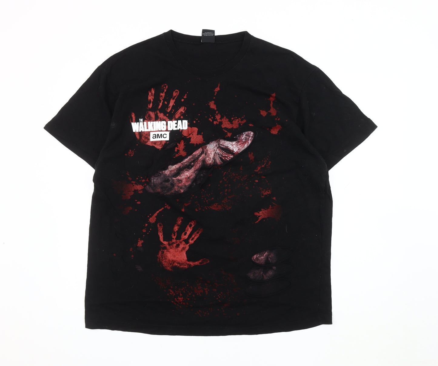 The Walking Dead Men's Black XL Horror Graphic T-Shirt