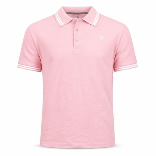 Lagooners Men's Pink Polo Shirt Large Cotton