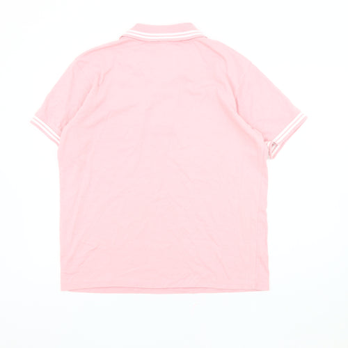 Lagooners Men's Pink Polo Shirt Large Cotton