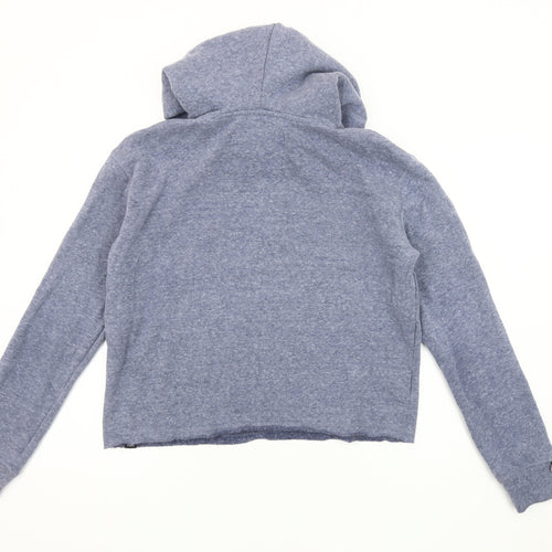 Superdry Women's Blue Pullover Hoodie, Size S