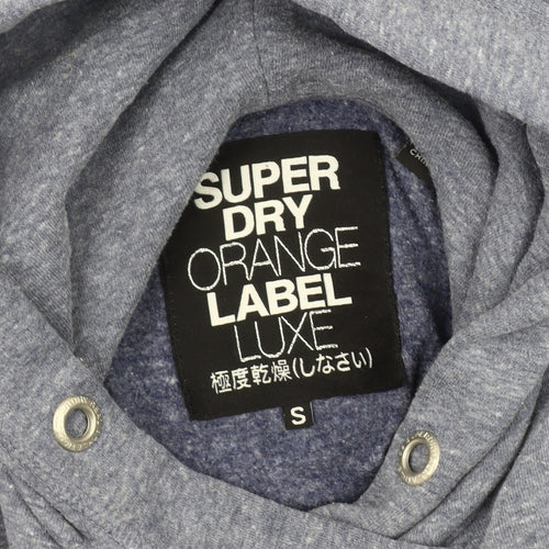 Superdry Women's Blue Pullover Hoodie, Size S