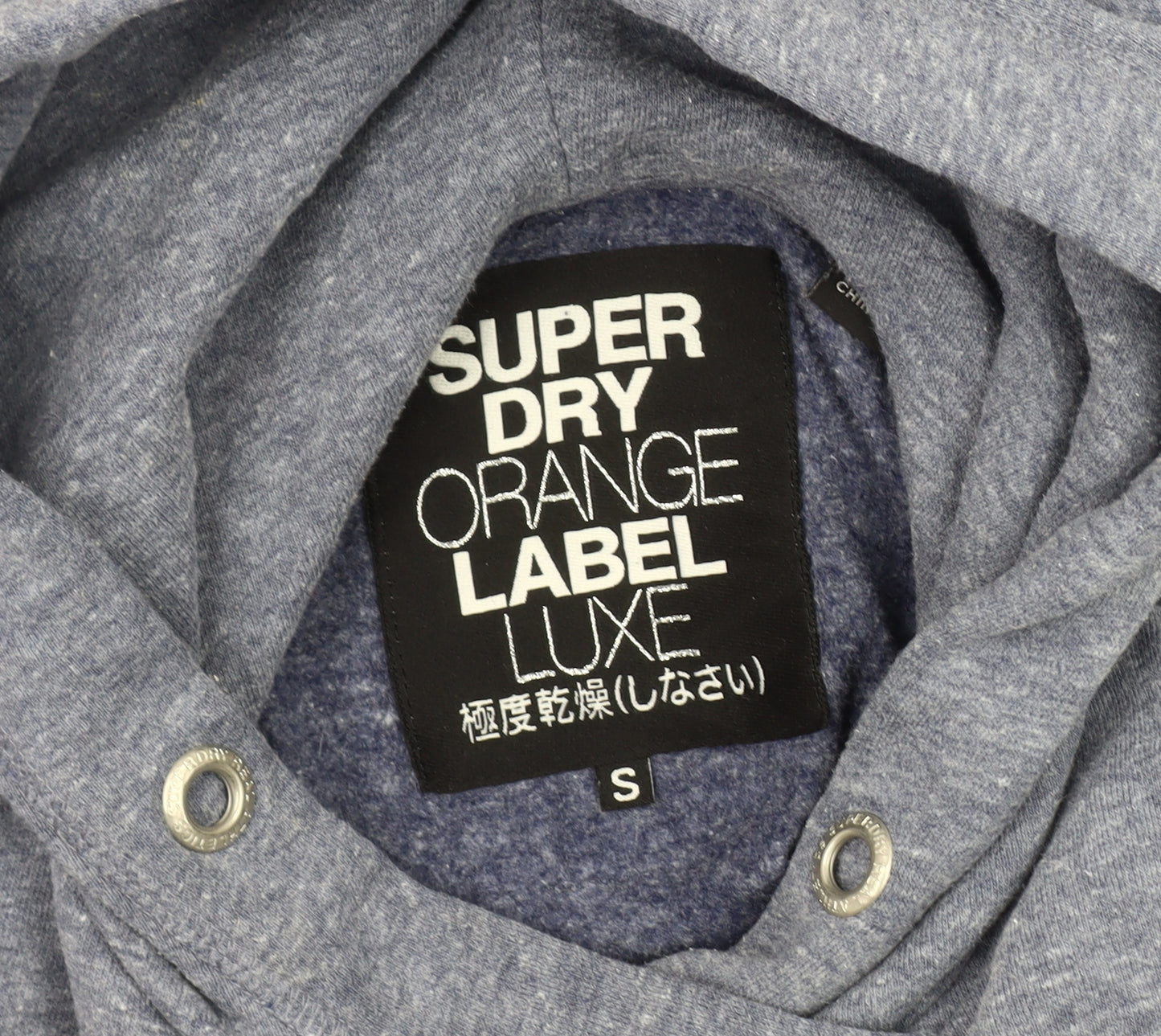 Superdry Women's Blue Pullover Hoodie, Size S