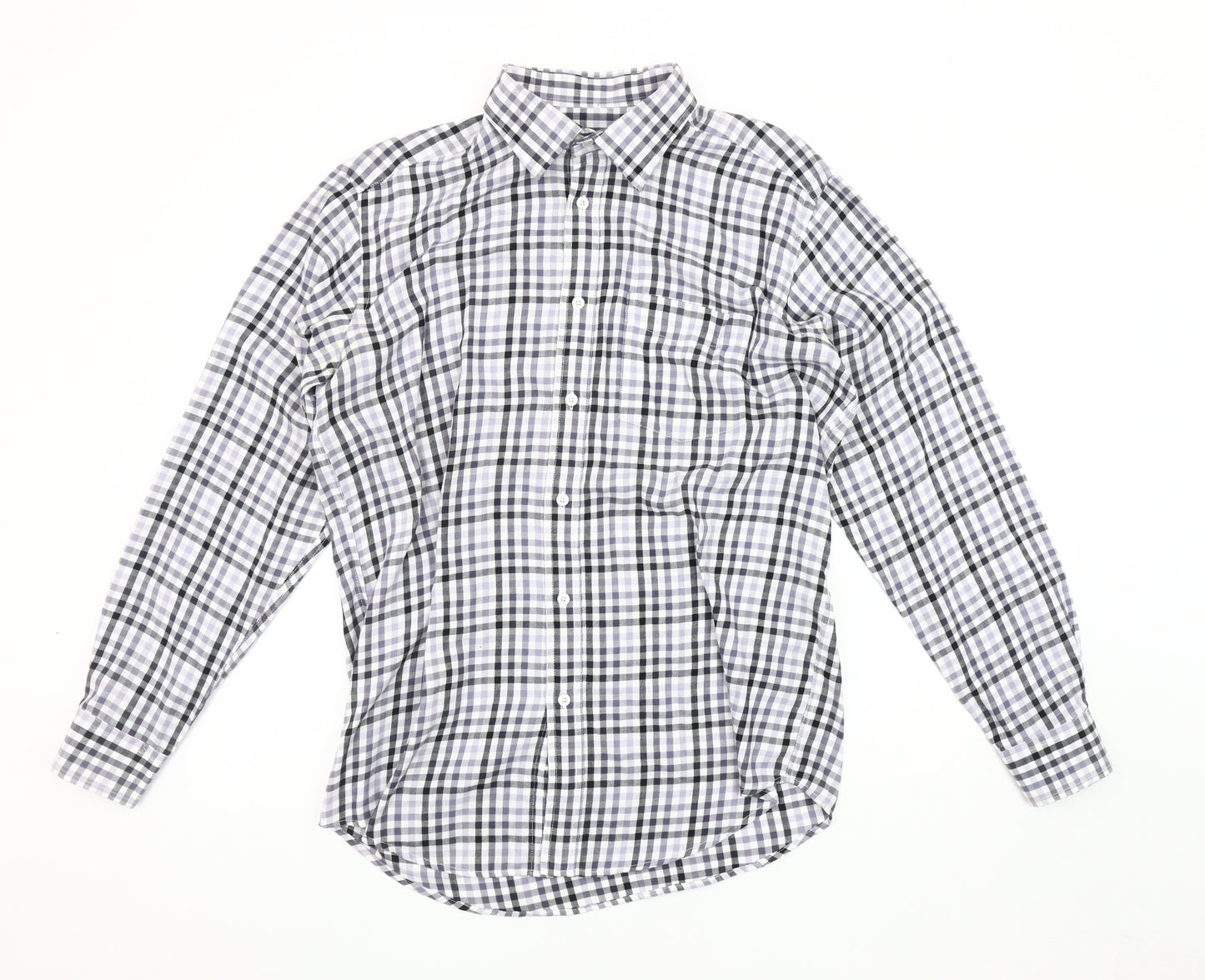 James Pringle Mens Multicoloured Check Shirt M