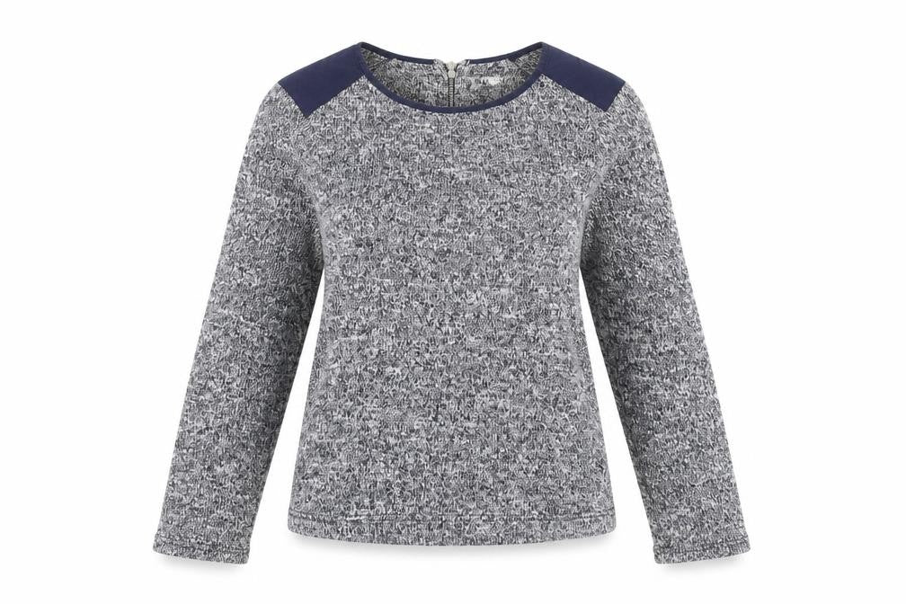 Front view of Whistles Women's Black Long Sleeve Knit Jumper, size 12