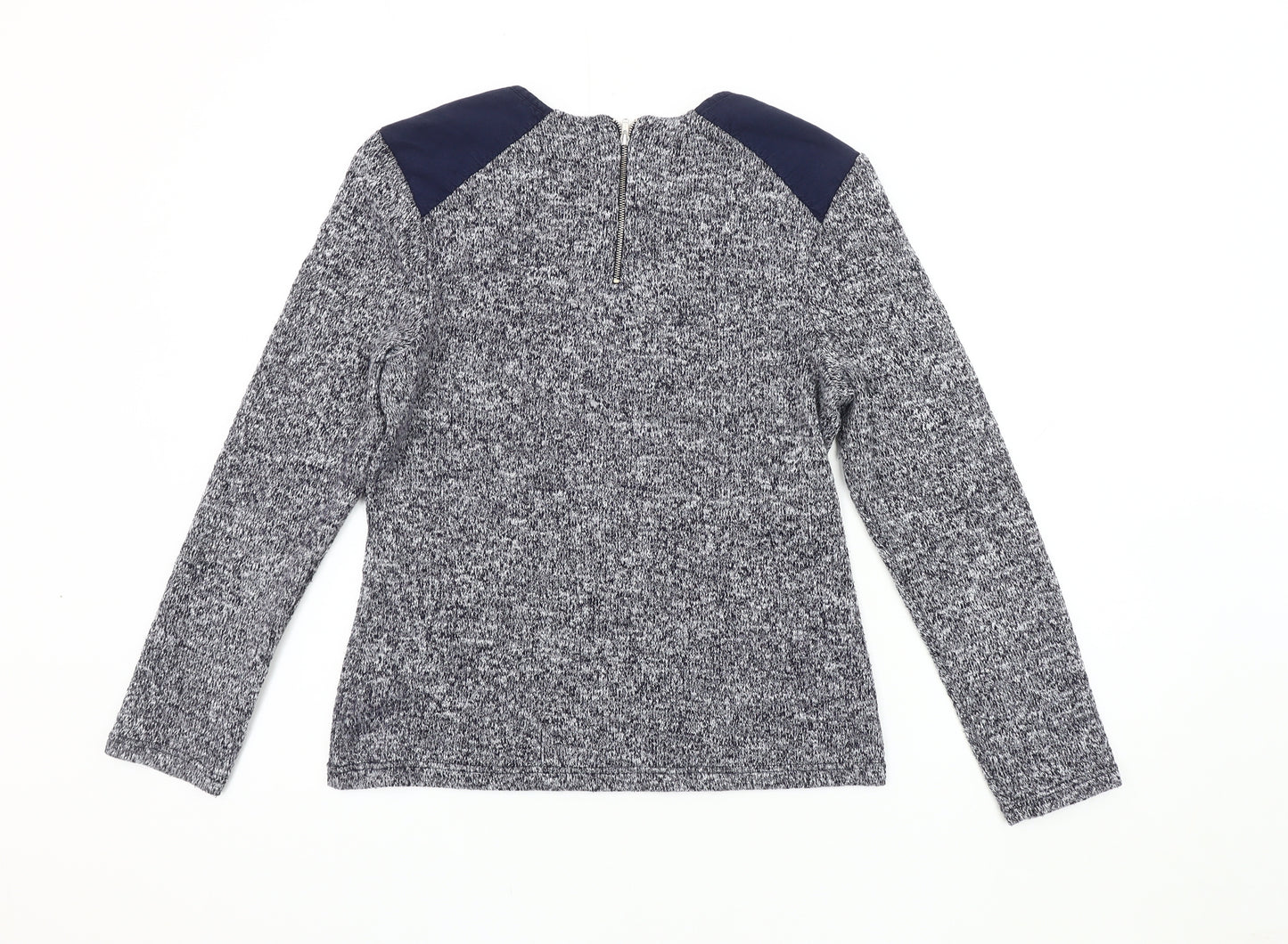 Whistles Women's Black Long Sleeve Knit Jumper, Size 12