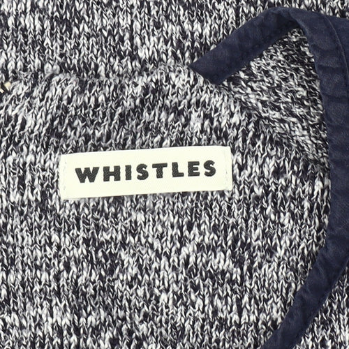 Whistles Women's Black Long Sleeve Knit Jumper, Size 12