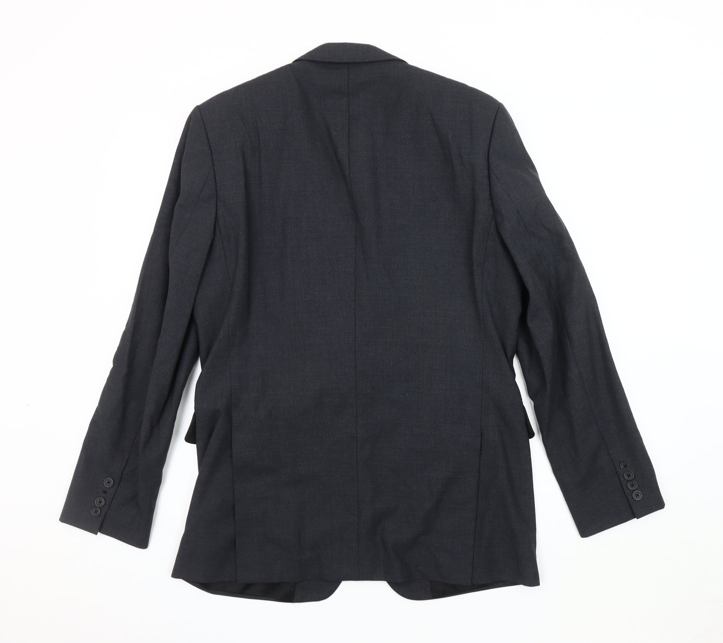 Jaeger Men's Grey Regular Fit Blazer 38R Jacket