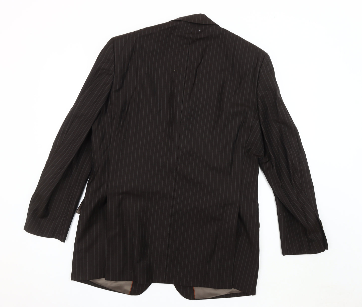 Austin Reed Men's Brown 42R Suit Jacket, Classic Striped
