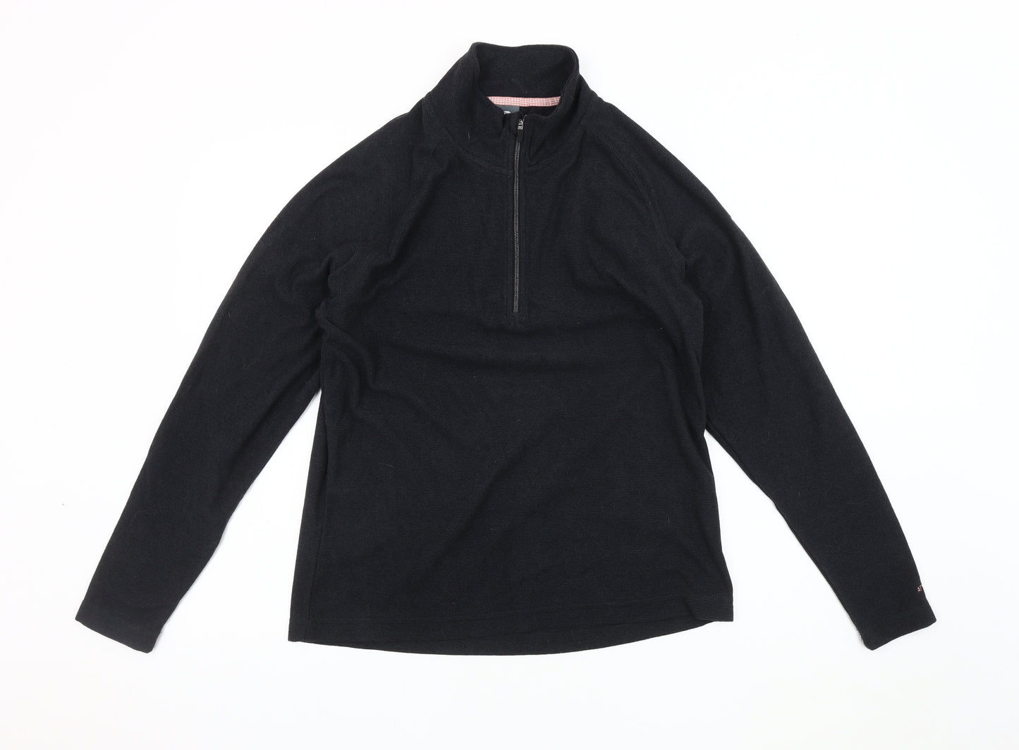 Trespass Women's Black Fleece Pullover Sweatshirt - L