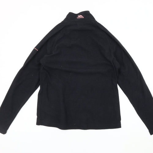 Trespass Women's Black Fleece Pullover Sweatshirt - L