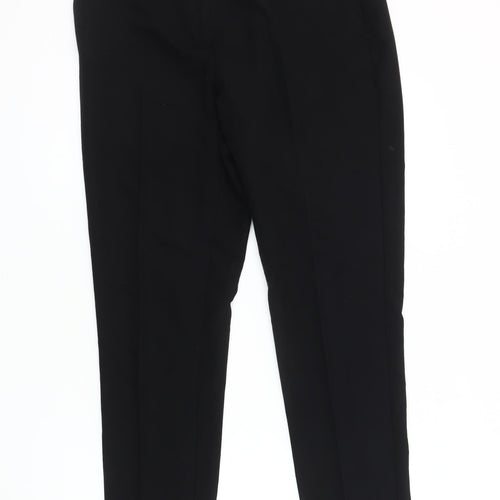Next Women's Black Straight Leg Trousers Size 12