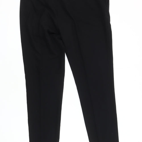 Next Women's Black Straight Leg Trousers Size 12