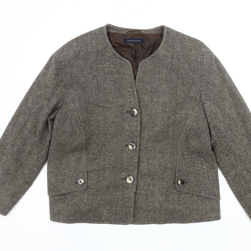 Windsmoor Women's Brown Blazer Size 16