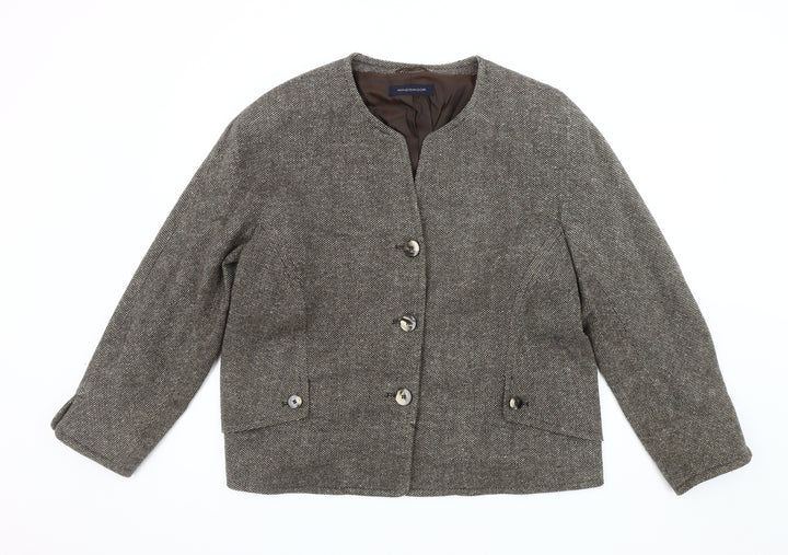 Windsmoor Women's Brown Blazer Size 16
