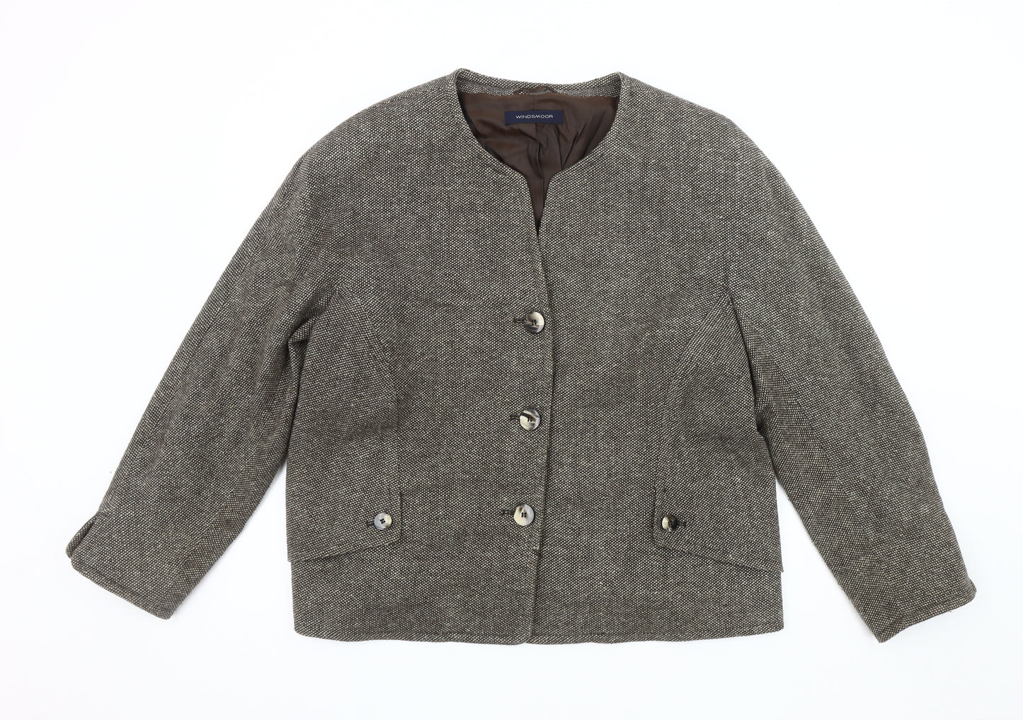 Windsmoor Women's Brown Blazer Size 16