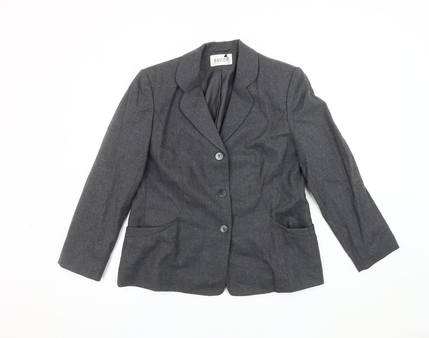 Eastex Women’s Grey Blazer, Size 12, Business Wear