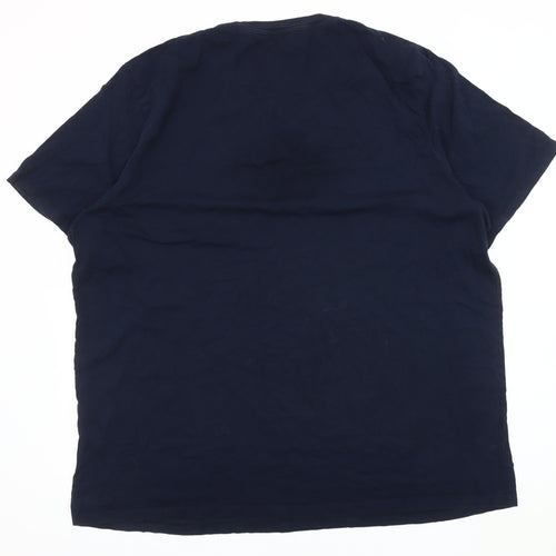 Jack & Jones Blue 2XL Men's Graphic Logo T-Shirt