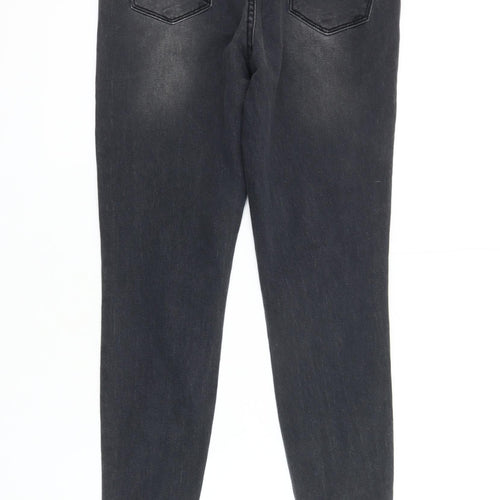 Fearlesss Women's Black Skinny Distressed Jeans Size 10