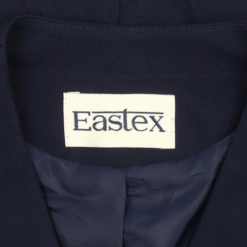 Eastex Women's Blue Blazer Size 14 Business Style