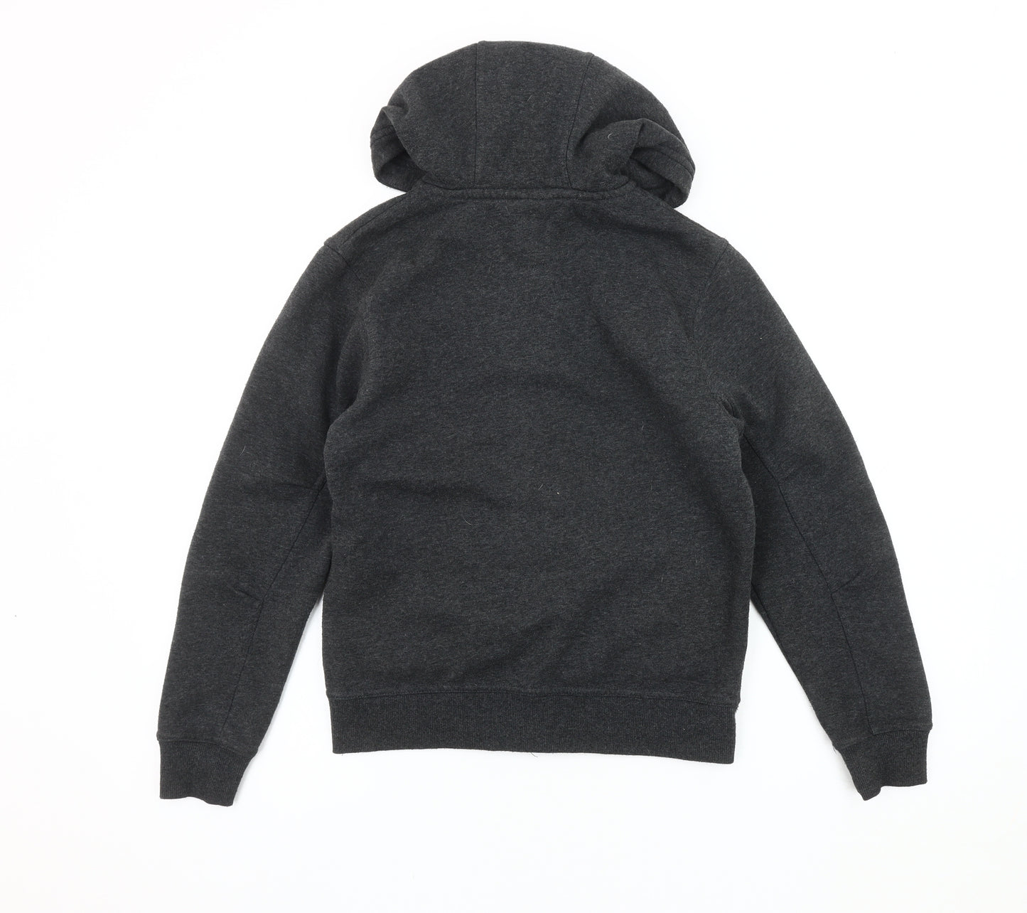 McKenzie Boys' Black Bomber Jacket, M, Hooded
