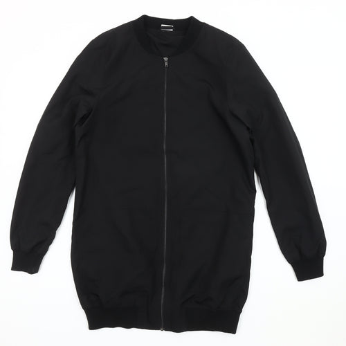 Jacqueline de Yong Women's Black Bomber Jacket Size 2