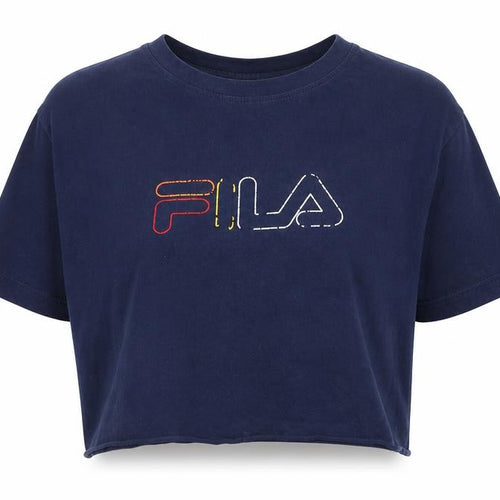 Fila Blue Cropped T-Shirt M for Unisex Adults