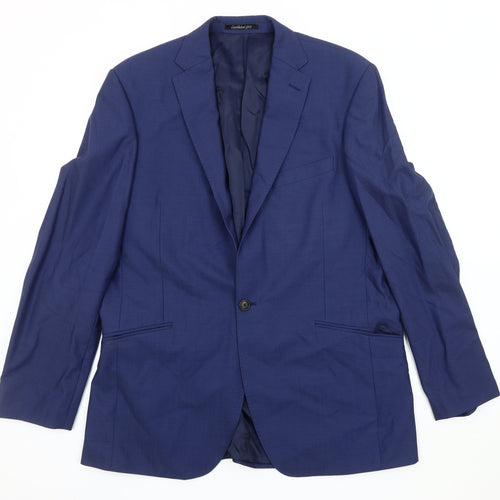 Austin Reed Men's Blue Blazer, 42R, Notch Lapel