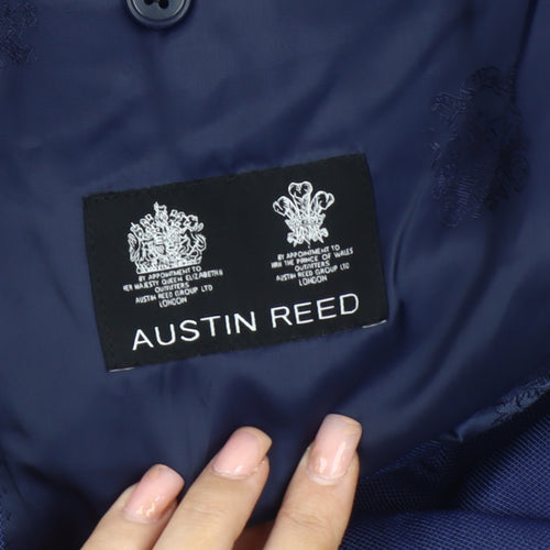 Austin Reed Men's Blue Blazer, 42R, Notch Lapel