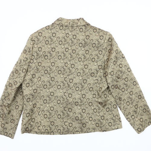 Eastex Women's Beige Floral Blazer Size 16