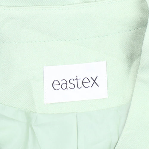 Eastex Women's Green Blazer Size 16 Long Sleeve
