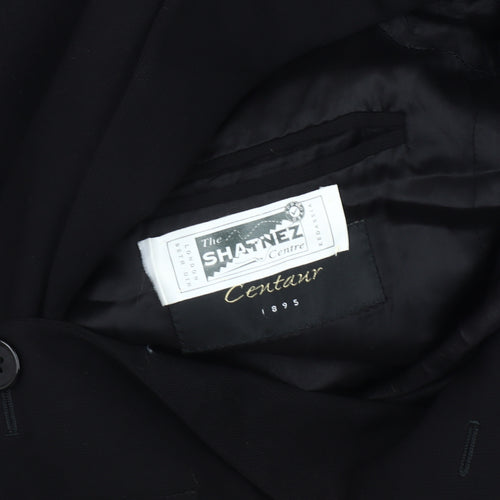 Centaur Men's Black Wool Regular Fit Jacket 40R