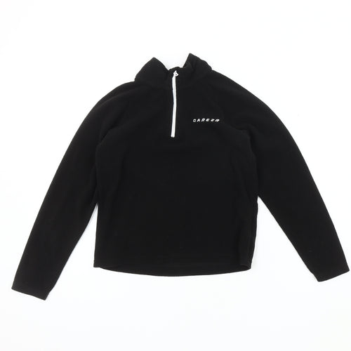 Dare2b Boys Black Fleece 1/4 Zip Sweatshirt Size 10