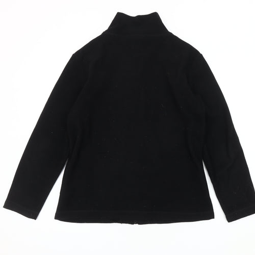 Gelert Women's Black Fleece Jacket Size 10 Casual