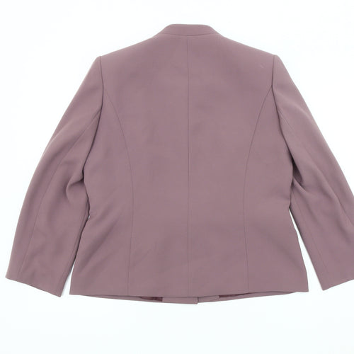 Eastex Women's Purple Single-Breasted Blazer Size 12