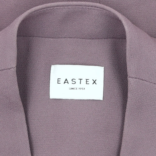 Eastex Women's Purple Single-Breasted Blazer Size 12