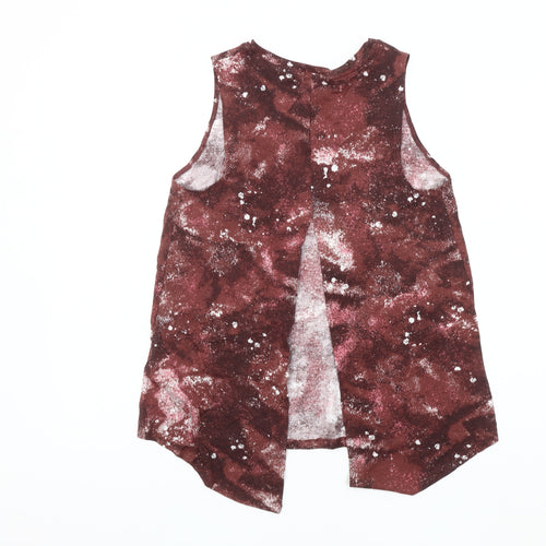 Marks and Spencer Women's Multicoloured Sleeveless Tank, Size 10