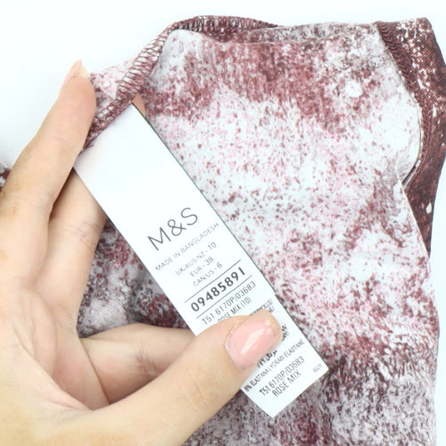 Marks and Spencer Women's Multicoloured Sleeveless Tank, Size 10