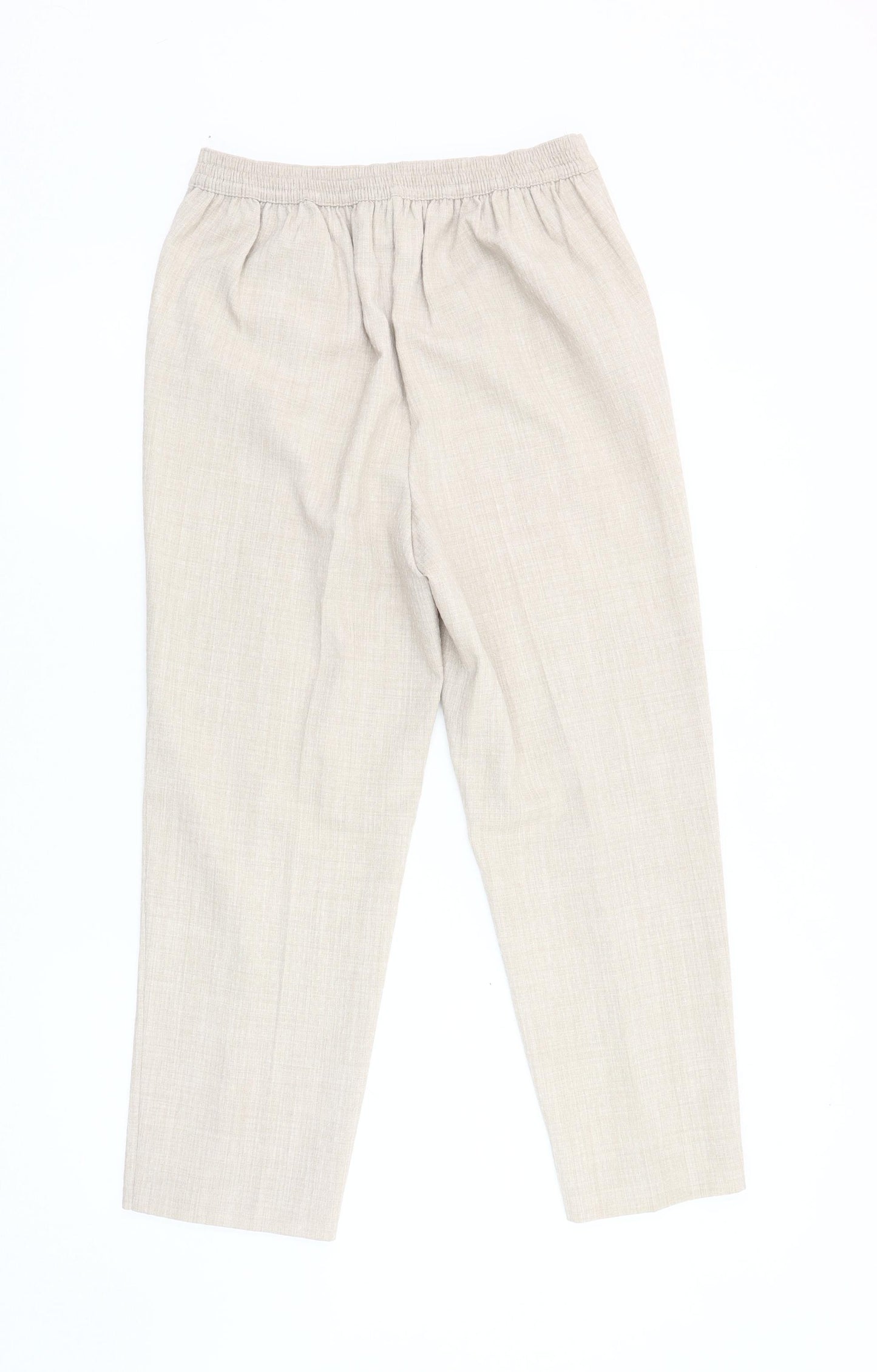 Honor Millburn Women Beige Classic Trousers Size 10